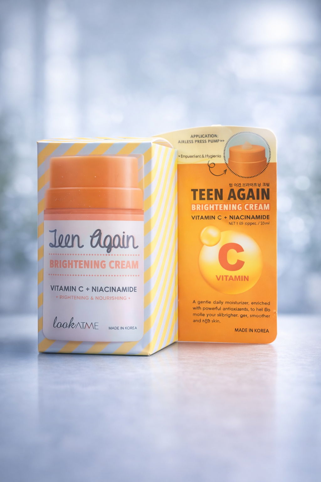 Brightening Cream:Vitamin C +Niacinamide