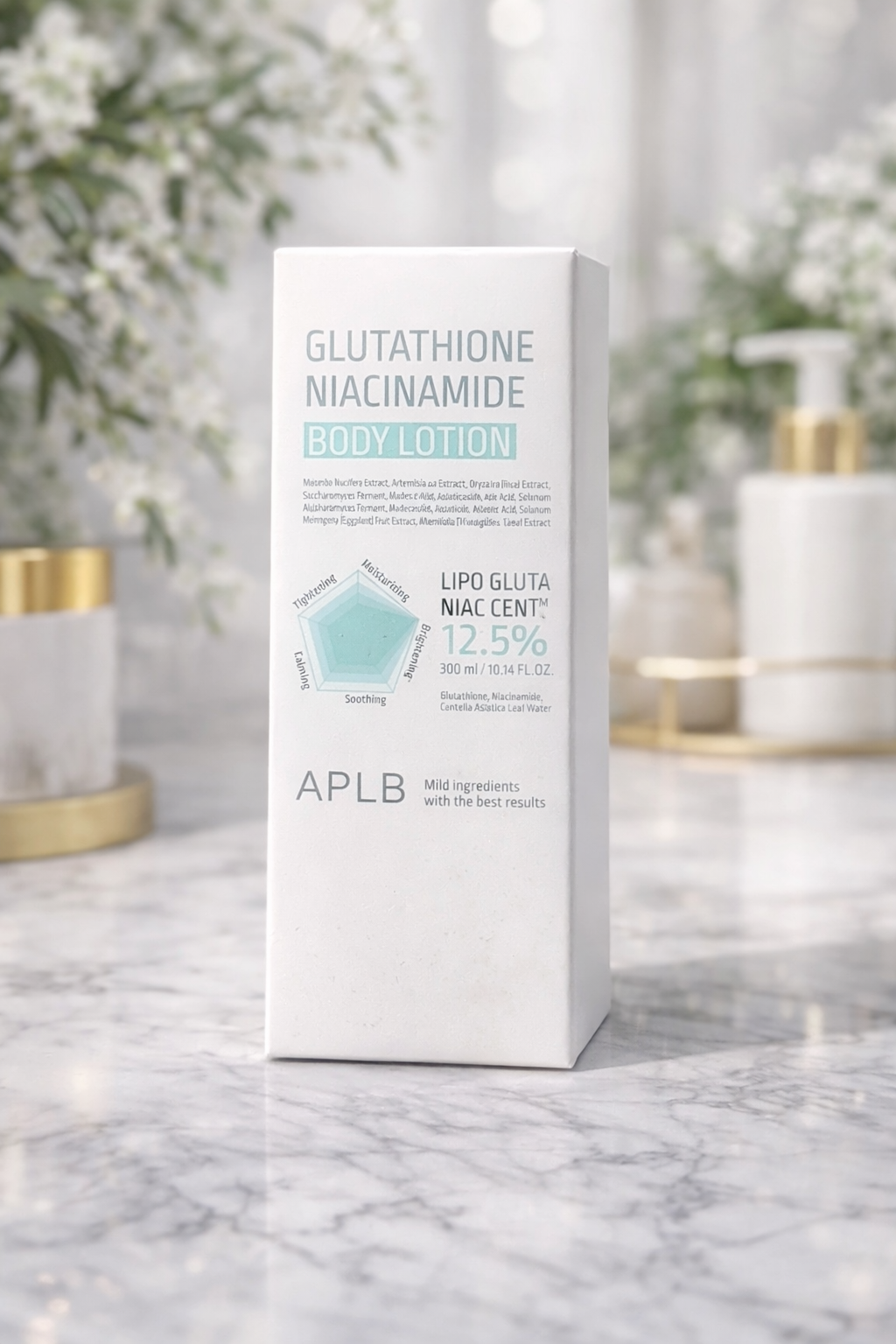 Glutathione Niacinamide :Boby Lotion brightening and Hydrating care